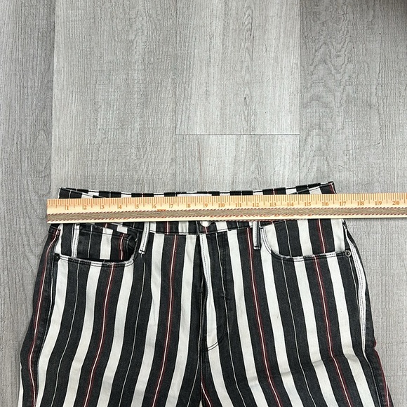 FRAME Le Sylvie Slender Straight Jeans – Sano Stripe – Size 32 - Picture 15 of 16